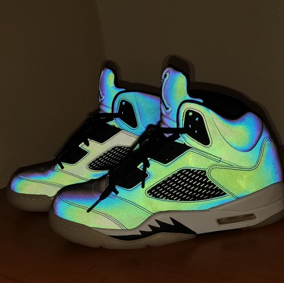 nike air jordan 5 retro glow in the dark